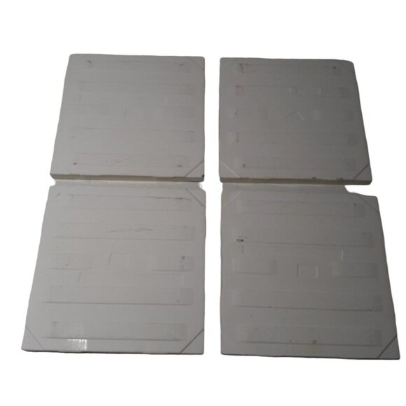 Decorative Studio Art Pottery Tile Studio Abstract 4.4" x 4.4" 4pc - Picture 6 of 7